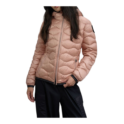 Piumino Donna Camelia con passante logo iconico e cappuccio